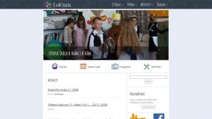 Prístupné webové stránky: Základná škola a Materská škola Deblín