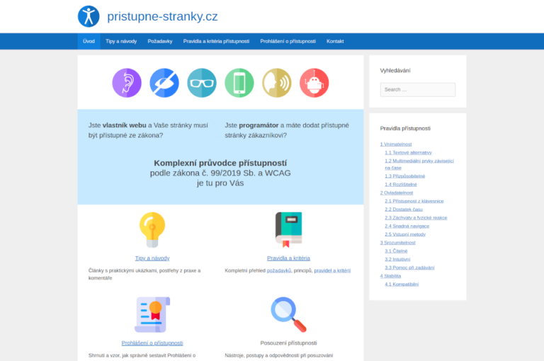 Přístupné a bezpečné stránky na WordPress